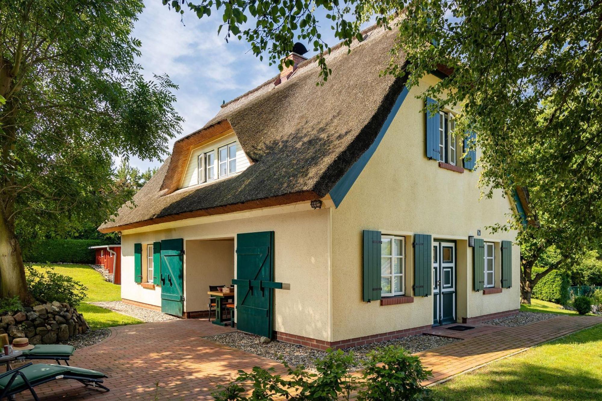 Ferienhaus Preetz 1A - Idylle Unter Reet Burtevitz Extérieur photo