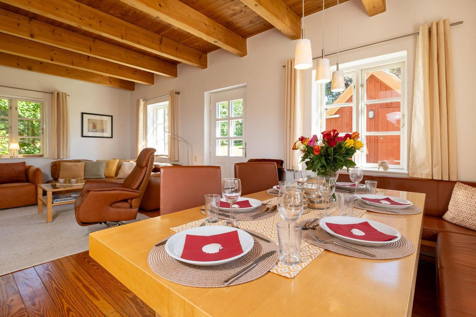 Ferienhaus Preetz 1A - Idylle Unter Reet Burtevitz Extérieur photo