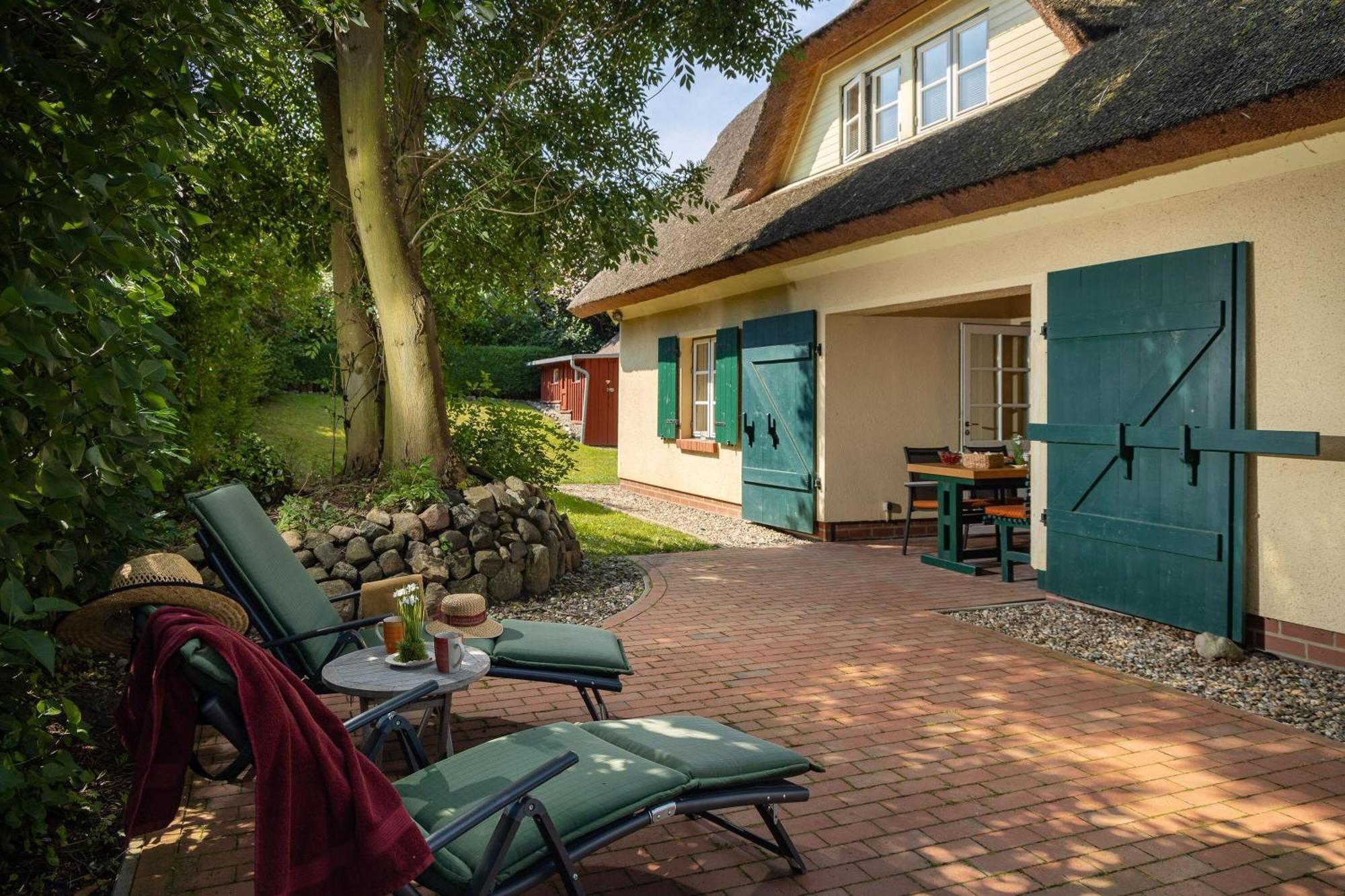 Ferienhaus Preetz 1A - Idylle Unter Reet Burtevitz Extérieur photo