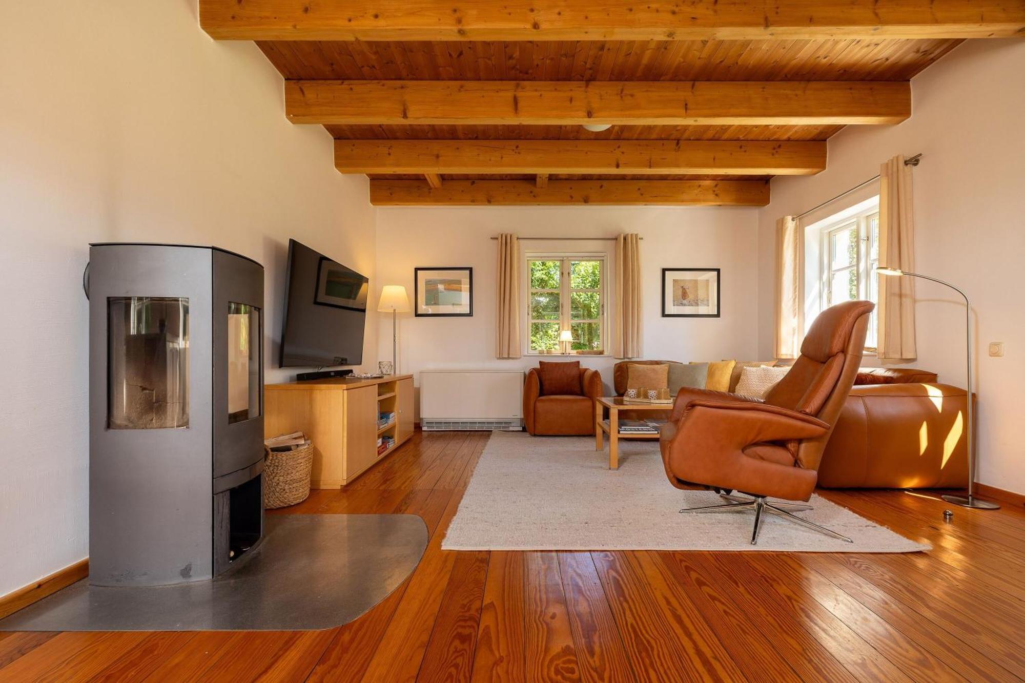 Ferienhaus Preetz 1A - Idylle Unter Reet Burtevitz Extérieur photo